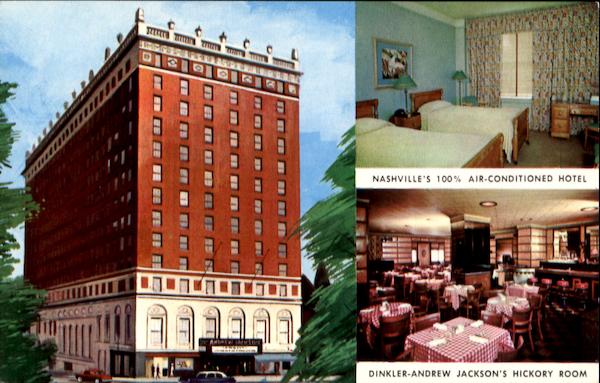 The Dinkler Andrew Jackson's Hickory Room Nashville Tennessee