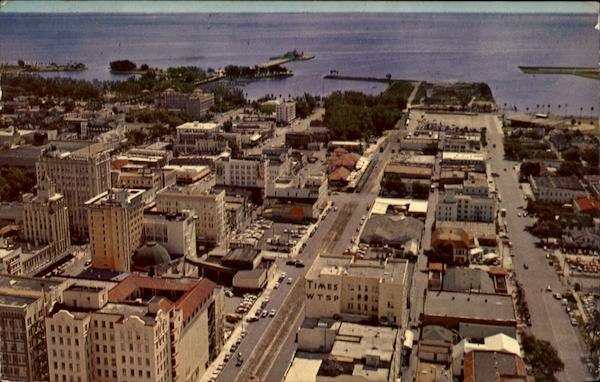 Air View Of Downtown St. Petersburg Florida