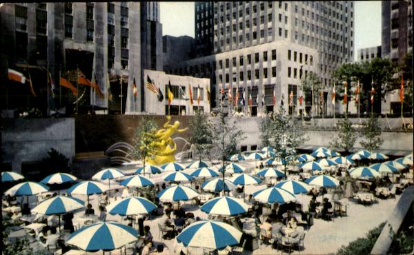 Rockfeller Center And Lower Plaza New York City