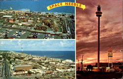 Space Needle Myrtle Beach, SC Postcard Postcard
