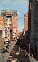 Madison Ave. Looking East Postcard
