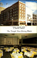 Temple Square Hotel And Parking Terrace Postcard