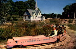 Miniature L. F. & J. T. Railroad, Route 25 Syosset, NY Postcard Postcard