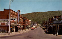 Main Street Salamanca, NY Postcard Postcard