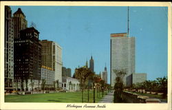 Michigan Avenue North Postcard