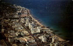 Airview Of Miami Beach Postcard