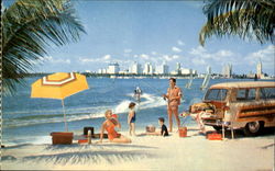 Miami Is America's Big Thrill Postcard
