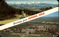 Greetings From Aurora Postcard