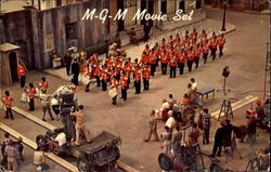 M-G-M Movie Set Postcard