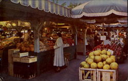 Farmers Market Postcard