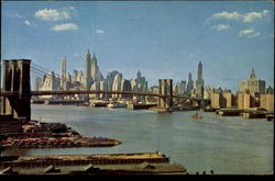 Lower Manhattan Skyline Postcard