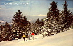 Resting Half-Way Clarkston, MI Postcard Postcard