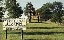 Old Pony Express Station Postcard