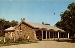 South Officer's Quarters, Fort Larned National Landmark Postcard