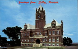 Greetings From Colby Kansas Postcard Postcard