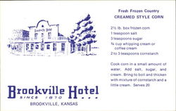 Brookville Hotel Postcard