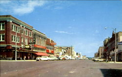 Summer Street (Summit) Arkansas City, KS Postcard Postcard