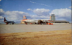 New Municipal Airport Postcard
