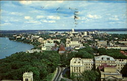 Fabulous Madison In Wonderful Wisconsin, University of Wisconsin Postcard