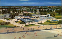 New York Aquarium And Seaside Park Coney Island, NY Postcard Postcard