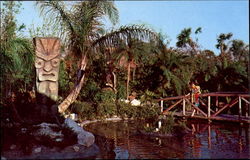 Tiki Gardens Indian Rocks Beach, FL Postcard Postcard