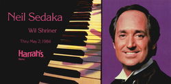Neil Sedaka Wil Shriner Postcard