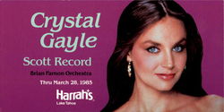 Crystal Gayle Celebrities Postcard Postcard