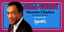 Bill Cosby Suzette Charles Large Format Postcard