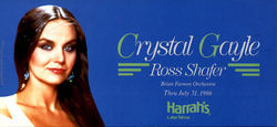 Crystal Gayle Ross Shafer Celebrities Postcard Postcard