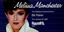 Melissa Manchester Bill Maher Large Format Postcard