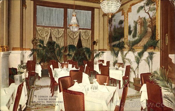 A Corner In The Dining Room New Hotel Monteleone New Orleans Louisiana