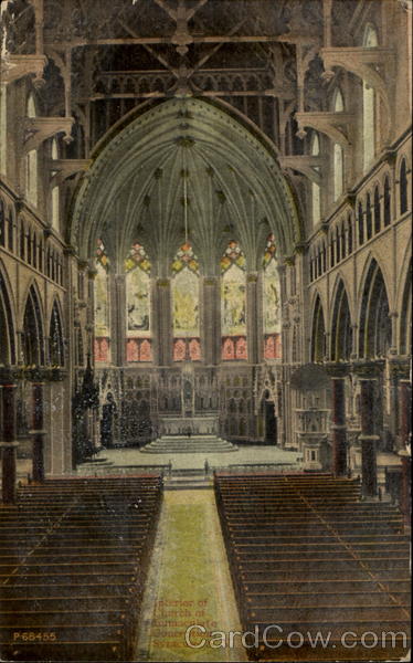 Interior Of Church Of Immaculate Conception Syracuse New York