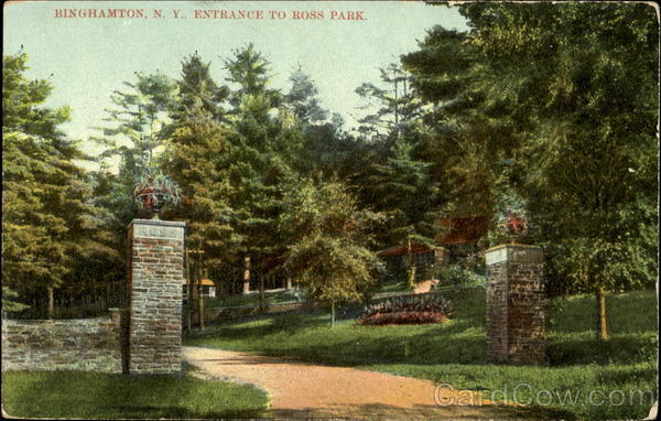 Entrance To Ross Park Binghamton New York