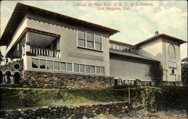 College Of Fine Arts U. S. C. At Garvenza Los Angeles California