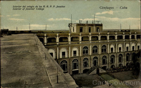 Interior Of Jesuitas College Cienfuegos Cuba