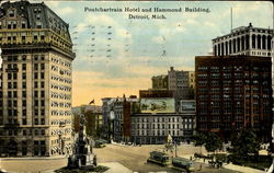 Pontchartrain Hotel And Hammond Building Postcard