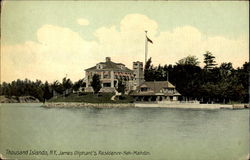 James Oliphant's Residence Neh-Mahdin Thousand Island Park, NY Postcard Postcard