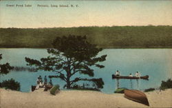 Great Pond Lake, Long Island Postcard