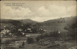 North Branch From The Hills New York Postcard Postcard