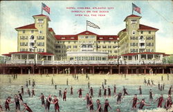 Hotel Chelsea Atlantic City, NJ Postcard Postcard