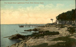 The Sound From Lighthouse Point Postcard