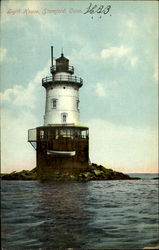 Light House Stamford, CT Postcard Postcard