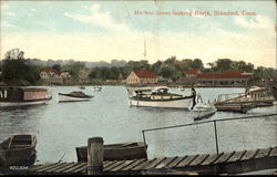 Harbor Scene Looking North Stamford, CT Postcard Postcard