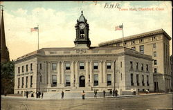 Town Hall Stamford, CT Postcard Postcard