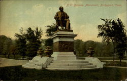 P. T. Barnum Monument Postcard