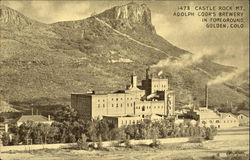 Castle Rock Mt Golden, CO Postcard Postcard