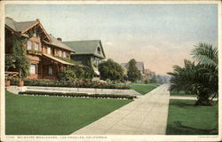 Wilshire Boulevard Looking East Postcard