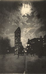Flatiron By Moonlight Postcard