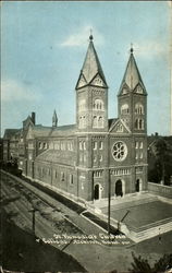St. Benedict's Church & College Atchison, KS Postcard Postcard