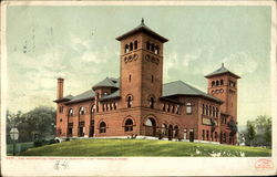 The Auditorium, Northfield Seminary Postcard